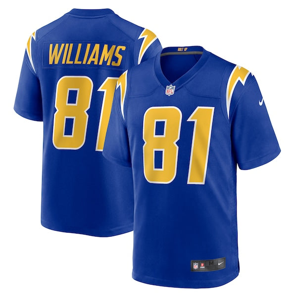 Mike Williams Los Angeles Chargers Nike Game Jersey - Royal/Blue/Navy/White - Image 6