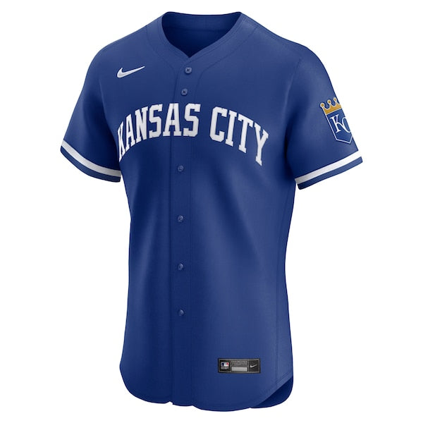 Kansas City Royals Nike Alternate 2 Elite Jersey - Royal/White/Light Blue - Image 3
