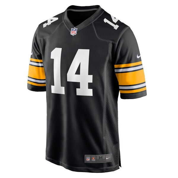 George Pickens Pittsburgh Steelers Nike Alternate Game Player Jersey - Black - Image 2