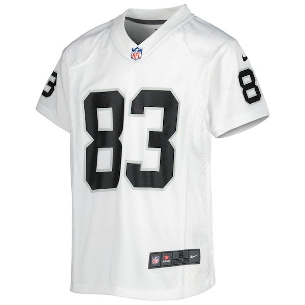 Darren Waller Las Vegas Raiders Nike Youth Game Jersey - White/Black - Image 3