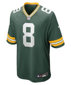 Alternative view of Josh Jacobs Green Bay Packers Nike Team Game Jersey -  Green