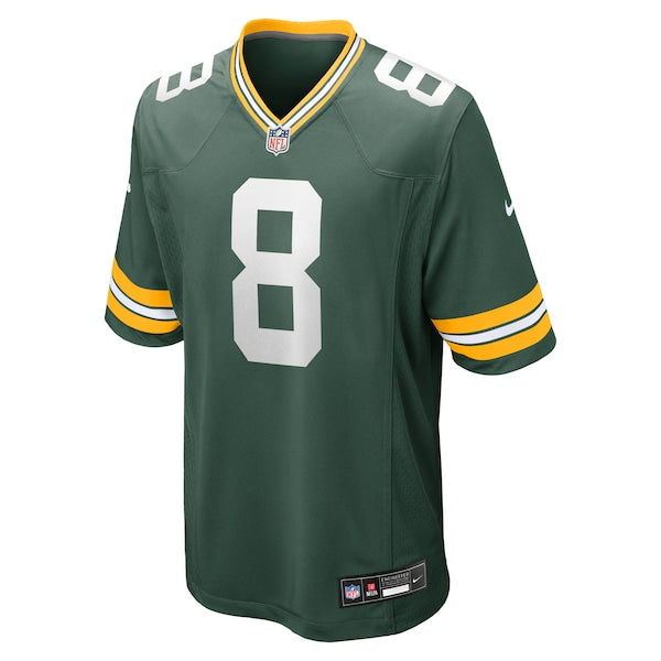 Josh Jacobs Green Bay Packers Nike Team Game Jersey - Green - Image 2