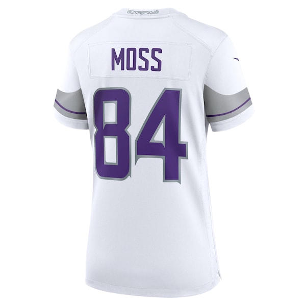 Randy Moss Minnesota Vikings Nike Women's Alternate Retired Player Game Jersey - White - Image 3