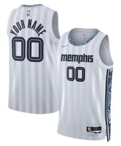 Memphis Grizzlies Nike Unisex 2025/26 City Edition Swingman Custom Jersey - White