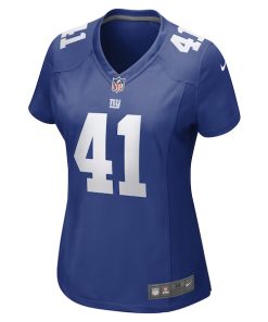 Alternative view of Micah McFadden New York Giants Nike Women's Game Player Jersey - Royal