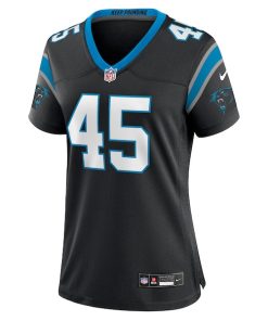 Alternative view of Giovanni Ricci Carolina Panthers Nike Women's Team Game Jersey - Black