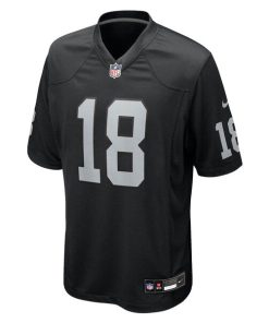 Alternative view of Jack Bech Las Vegas Raiders Nike Team Game Jersey -  Black