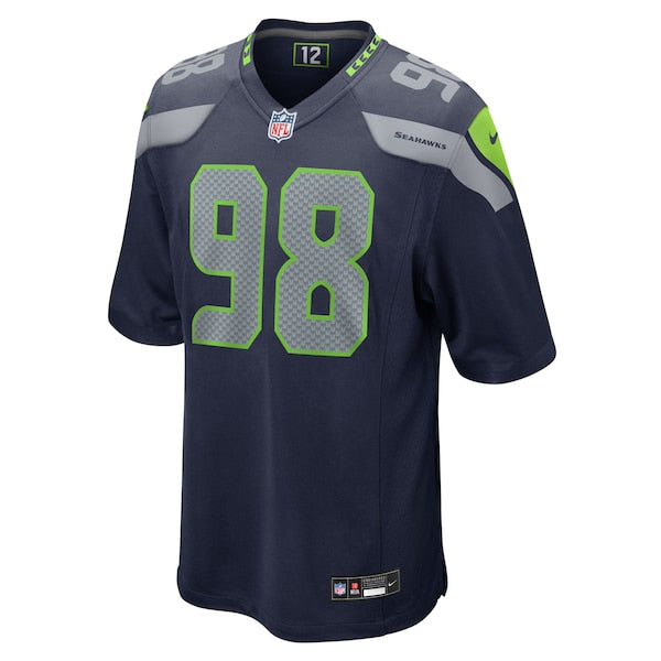 Roy Robertson-Harris Seattle Seahawks Nike Team Game Jersey - College Navy - Image 2