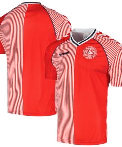 Denmark National Team 1986 Home Replica Jersey - Red