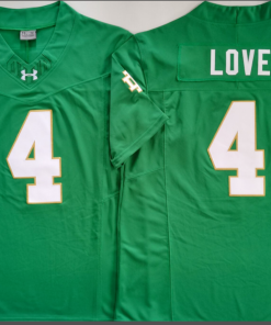 Jeremiyah Love NCAA Notre Dame Fighting Irish Nike Vapor Limited Jersey