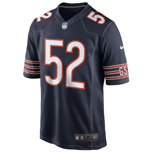 Khalil Mack Chicago Bears Nike Game Player Jersey - Navy - Image 3