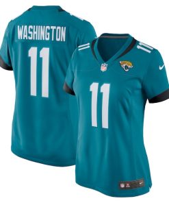 Parker Washington Jacksonville Jaguars Nike Women's Team Game Jersey -  Teal