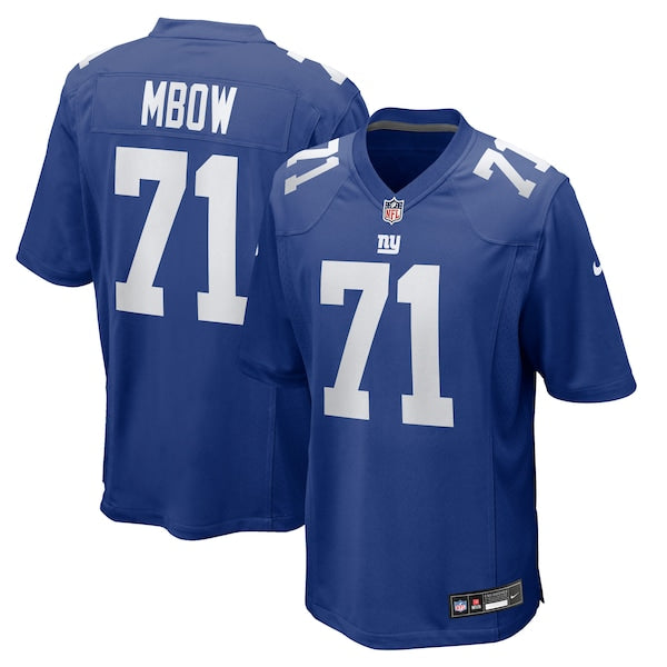 Marcus Mbow New York Giants Nike Team Game Jersey - Royal
