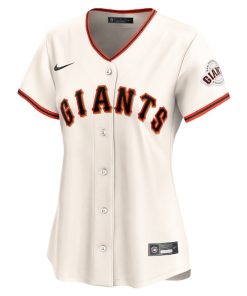 Alternative view of San Francisco Giants Nike Women's #1 Mom Home Limited Jersey - Cream