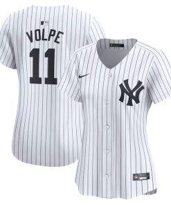 Anthony Volpe New York Yankees Nike Women's Home Limited Player Jersey?¨C White