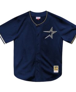 Alternative view of Billy Wagner Houston Astros  Authentic Batting Practice Jersey - Navy