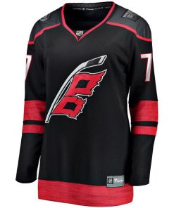 Alternative view of Mark Jankowski Carolina Hurricanes  Women's Home Breakaway Player Jersey - Black