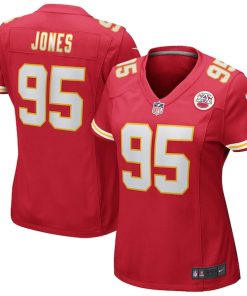 Chris Jones Kansas City Chiefs Nike Women's Game Jersey - Red