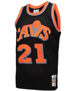 Alternative view of Cleveland Cavaliers  1984-85 Hardwood Classics World B. Free Reload 3.0 Swingman Jersey - Black