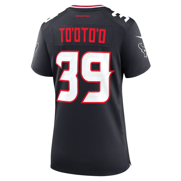 Henry To'oto'o Houston Texans Nike Women's Team Game Jersey - Navy - Image 3