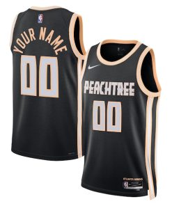 Atlanta Hawks Nike Unisex 2025/26 City Edition Swingman Custom Jersey - Black