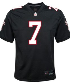 Alternative view of Bijan Robinson Atlanta Falcons Nike Youth Alternate Player Game Jersey - Black