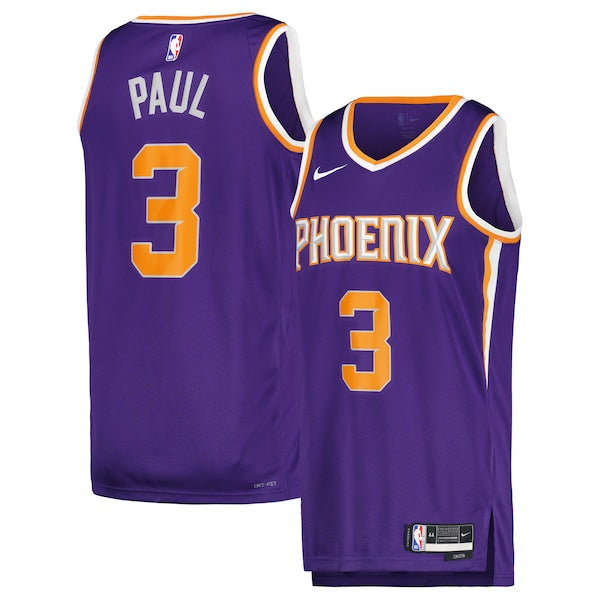Chris Paul Phoenix Suns Nike Unisex Swingman Jersey - Icon Edition - Purple/White - Image 2