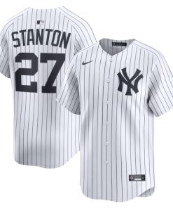 Giancarlo Stanton New York Yankees Nike Home Limited Player Jersey - White
