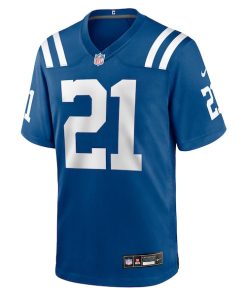 Alternative view of DJ Giddens Indianapolis Colts Nike Team Game Jersey -  Royal