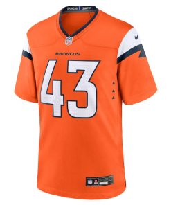 Alternative view of Keidron Smith Denver Broncos Nike Team Game Jersey -  Orange