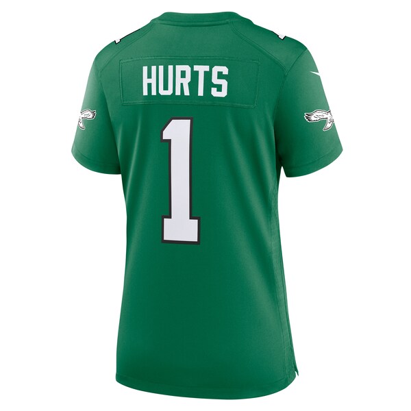Jalen Hurts Philadelphia Eagles Nike Women's Super Bowl LIX 2nd Alternate Game Jersey - Kelly Green - Image 3