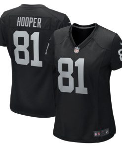 Austin Hooper Las Vegas Raiders Nike Women's Team Game Jersey -  Black