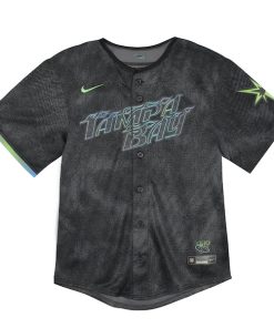 Alternative view of Tampa Bay Rays Nike Toddler City Connect Team Limited Jersey - Black