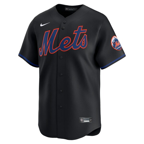 New York Mets Nike Alternate Limited Jersey - Black - Image 2