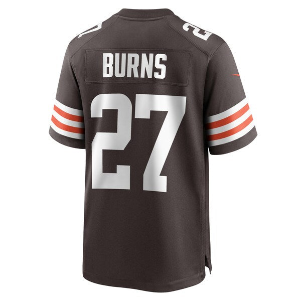 Lorenzo Burns Cleveland Browns Nike Team Game Jersey - Brown - Image 3
