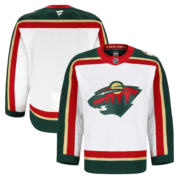 Minnesota Wild 25th Anniversary Authentic Pro Jersey - White/Green