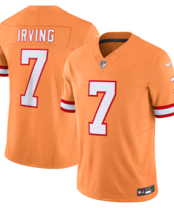 Bucky Irving Tampa Bay Buccaneers Nike Alternate 2 Throwback Vapor F.U.S.E. Limited Jersey - Orange/White