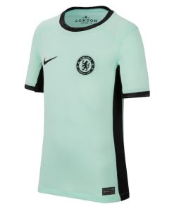Alternative view of Reece James Chelsea Nike Youth 2023/24 Third Stadium Replica Player Jersey - Mint