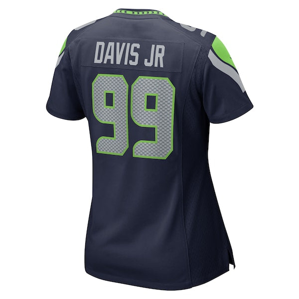 Carl Davis Jr. Seattle Seahawks Nike Women's Game Jersey - Navy - Image 3