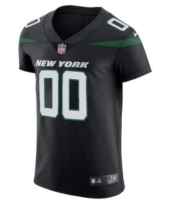 Alternative view of New York Jets Nike Vapor Untouchable Elite Custom Jersey - Stealth Black
