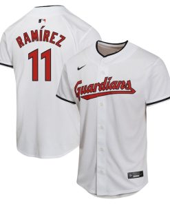Jose Ramirez Cleveland Guardians Nike Youth Home Game Player Jersey - White