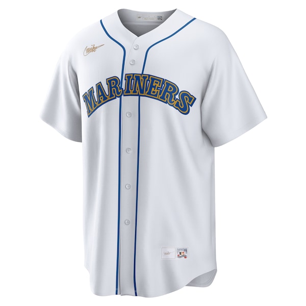 Seattle Mariners Nike Home Cooperstown Collection Team Jersey - White - Image 2