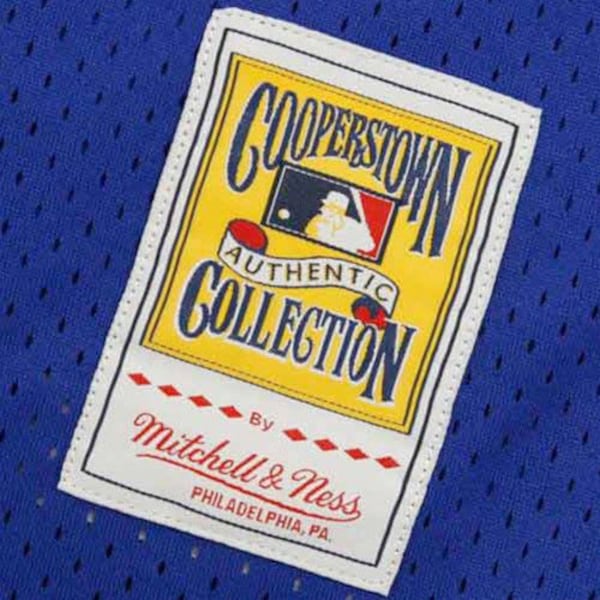 Darryl Strawberry New York Mets Cooperstown Mesh Batting Practice Jersey - Royal/Green - Image 7