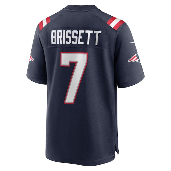 Jacoby Brissett New England Patriots Nike Game Jersey - Navy - Image 3