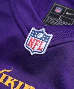 Alternative view of Jalen Nailor Minnesota Vikings Nike Team Game Jersey -  Purple