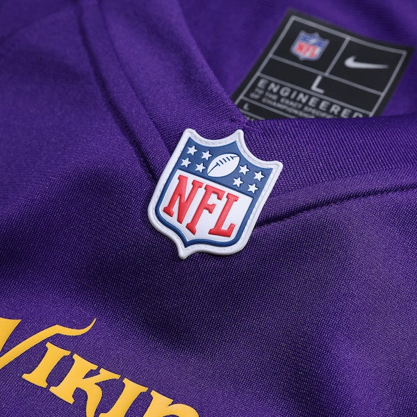 Jeff Okudah Minnesota Vikings Nike Team Game Jersey - Purple - Image 4