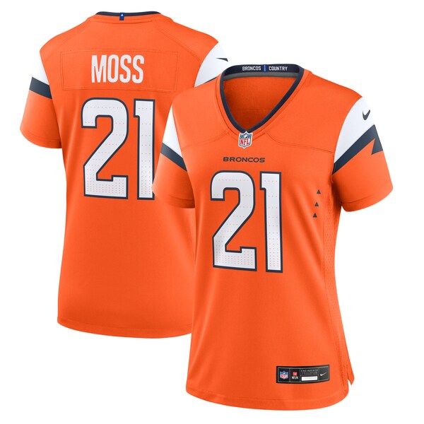Riley Moss Denver Broncos Nike Women's Team Game Jersey - Orange - Image 2