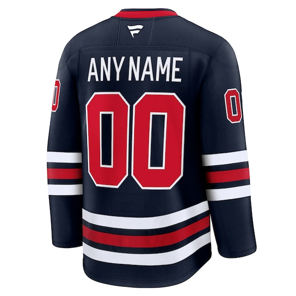 Winnipeg Jets Alternate Premium Custom Jersey - Navy - Image 3