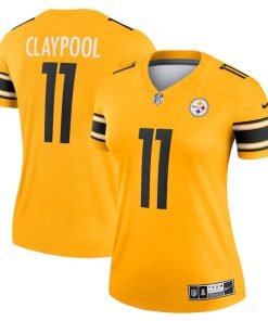 Chase Claypool Pittsburgh Steelers Nike Women's Inverted Legend Game Jersey - Gold