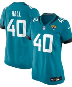 Tyler Hall Jacksonville Jaguars Nike Women's Team Game Jersey -  Teal